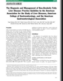 The Diagnosis and Management of Non-Alcoholic Fatty Liver Disease: Practice Guideline by the American Association for the Study of Liver Diseases, American College of Gastroenterology, and the American Gastroenterological Association