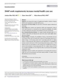 SNAP work requirements increase mental health care use