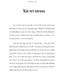 Xử trí stress