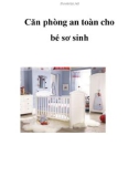 Căn phòng an toàn cho bé sơ sinh