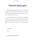 Viêm tắc thanh quản