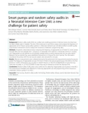 Smart pumps and random safety audits in a Neonatal Intensive Care Unit: A new challenge for patient safety