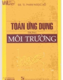 Giáo trình Toán ứng dụng trong môi trường: Phần 1