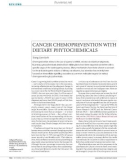 CANCER CHEMOPREVENTION WITH DIETARY PHYTOCHEMICALS