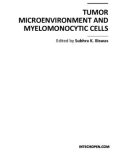 TUMOR MICROENVIRONMENT AND MYELOMONOCYTIC CELLS