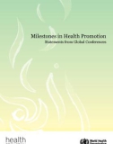 Milestones in Health Promotion Statements from Global Conferences