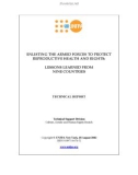 ENLISTING THE ARMED FORCES TO PROTECT REPRODUCTIVE HEALTH AND RIGHTS: LESSONS LEARNED FROM NINE COUNTRIES