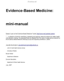 Evidence-Based Medicine: mini-manual