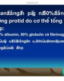 Bài giảng hấp thu các chất ở ruột non và chức năng gan part 6