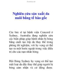 Nghiên cứu sản xuất da nuôi bằng tế bào gốc