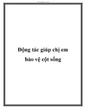 Động tác giúp chị em bảo vệ cột sống