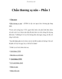 Chấn thương sọ não – Phần 1