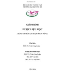 Giáo trình Dược liệu học (Dùng cho đào tạo dược sĩ cao đẳng): Phần 1 - PGS.TS. Trần Công Luận