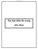 Tác hại tiềm ẩn trong sữa chua