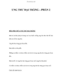 UNG THƯ ĐẠI TRÀNG – PHẦN 2