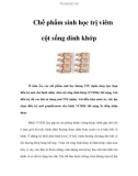 Chế phẩm sinh học trị viêm cột sống dính khớp