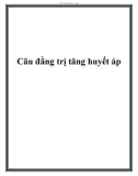 Câu đằng trị tăng huyết áp