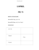 LOPRIL (Kỳ 1)