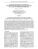 Nghiên cứu tổng hợp vật liệu ZnO-biochar bằng phương pháp hóa siêu âm, ứng dụng để thử nghiệm xử lý kháng sinh ciprofloxacin trong nước