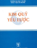 Y học cổ truyền - Kim quỹ yếu lược: Phần 1