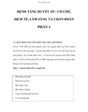 BỆNH TĂNG HUYẾT ÁP : CƠ CHẾ, DỊCH TỄ, LÂM SÀNG VÀ CHẨN ĐOÁN - PHẦN 3