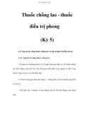 Thuốc chống lao - thuốc điều trị phong (Kỳ 5)