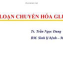 RỐI LOẠN CHUYỂN HÓA GLUCID