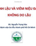 Bài giảng Bệnh lậu và viêm niệu đạo không do lậu - BS. Nguyễn Trong Hào