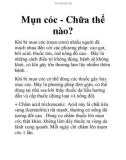 Mụn cóc - Chữa thế nào?