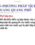 Tích quang quang phổ