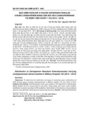 Đặc điểm phân bố vi khuẩn Enterobacterales kháng carbapenem mang gen mã hóa carbapenemase tại Bệnh viện Quân y 103 (2015-2019)