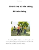 10 cách loại bỏ biến chứng đái tháo đường