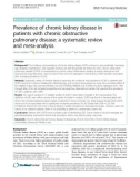 Prevalence of chronic kidney disease in patients with chronic obstructive pulmonary disease: A systematic review and meta-analysis