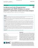 Incidence and risk of hypertension associated with PARP inhibitors in cancer patients: A systematic review and meta-analysis