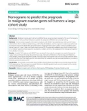 Nomograms to predict the prognosis in malignant ovarian germ cell tumors: A large cohort study