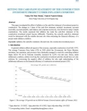 Setting the cash-flow statement of the construction investment project under inflation condition