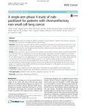 A single-arm phase II study of nabpaclitaxel for patients with chemorefractory non-small cell lung cancer