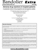 Adverse drug reactions in hospital patients: A systematic review of the prospective and retrospective studies