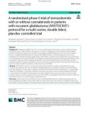 A randomised phase II trial of temozolomide with or without cannabinoids in patients with recurrent glioblastoma (ARISTOCRAT): Protocol for a multi-centre, double-blind, placebo-controlled trial