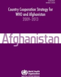 Country Cooperation Strategy for WHO and Afghanistan 2009–2013