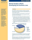 Mental Health at Work: Developing the business case