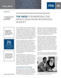 THE NEED FOR REPRODUCTIVE HEALTH EDUCATION IN SCHOOLS IN EGYPT