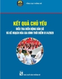 Kết quả chủ yếu Điều tra biến động dân số và kế hoạch hóa gia đình thời điểm 01/4/2020