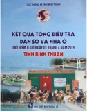 Kết quả Tổng điều tra dân số và nhà ở thời điểm 0 giờ ngày 01 tháng 4 năm 2019 tỉnh Bình Thuận