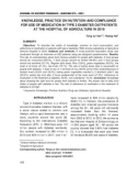 Knowledge, practice on nutrition and compliance for use of medication in type 2 diabetes outpatients at the Hospital of Agriculture in 2016