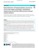 Early detection of hepatocellular carcinoma via no end-repair enzymatic methylation sequencing of cell-free DNA and pre-trained neural network