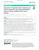 Expression of tripartite motif-containing 44 and its prognostic and clinicopathological value in human malignancies: A metaanalysis