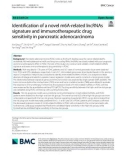 Identification of a novel m6A-related lncRNAs signature and immunotherapeutic drug sensitivity in pancreatic adenocarcinoma