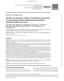 Synthea: An approach, method, and software mechanism for generating synthetic patients and the synthetic electronic health care record