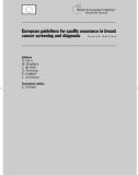 European guidelines for quality assurance in breast cancer screening and diagnosis